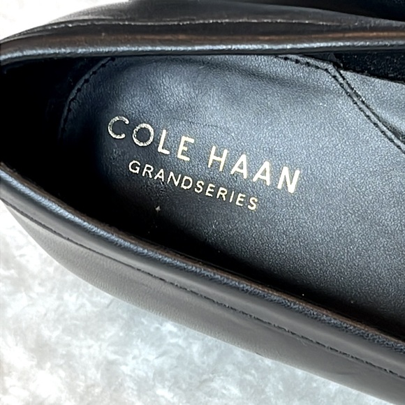 Cole Haan Geneva Black Platform Penny Loafer Size 10 - Picture 12 of 15